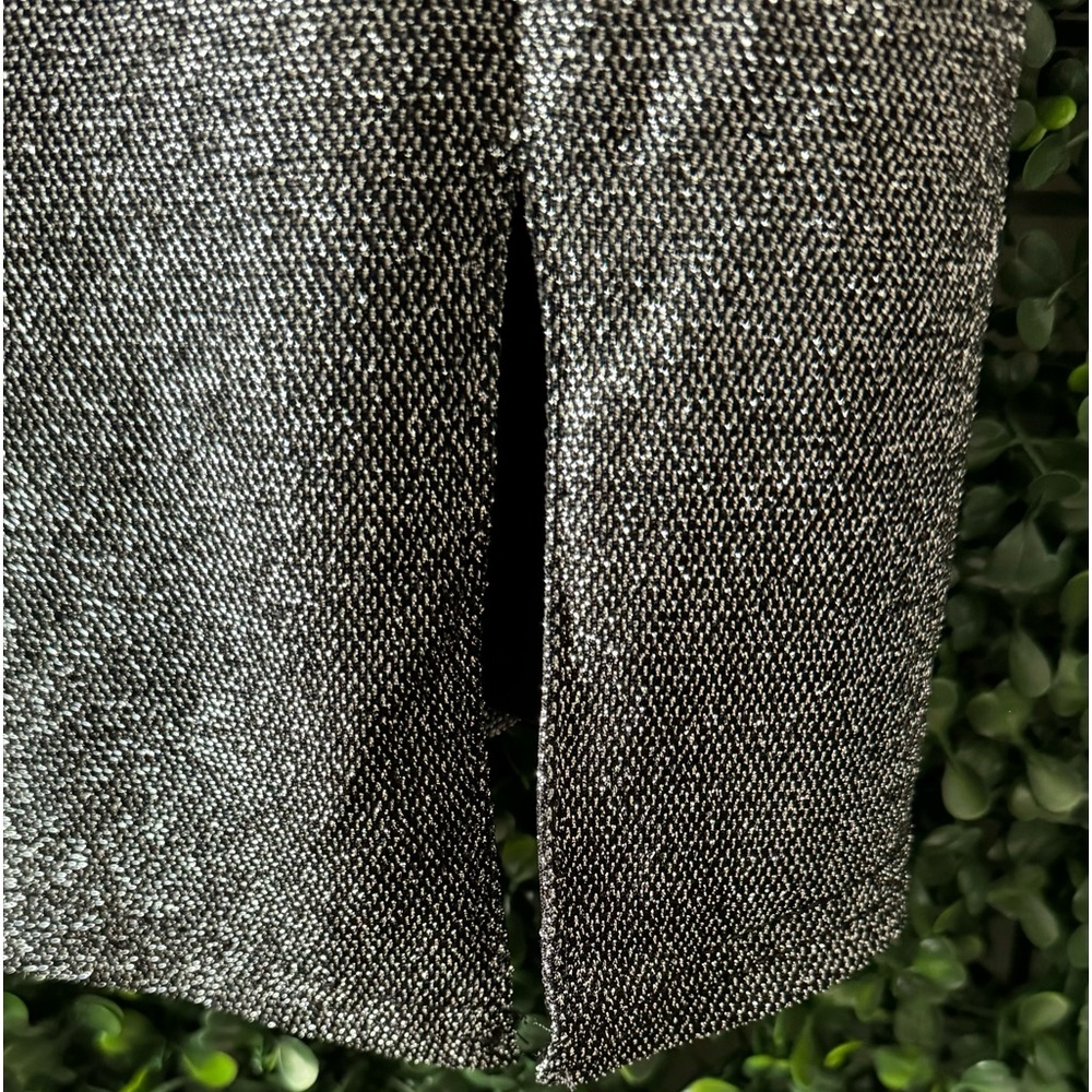 LULU'S Take Me Anywhere Silver Sparkly Asymmetrical Bodycon Mini Dress - Picture 11 of 15